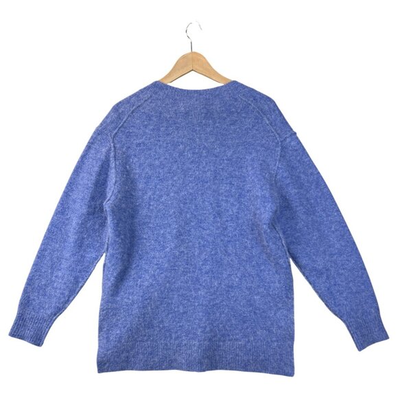 Wilfred Free Womens Sweater Alpaca Wool Relaxed Fit V-Neck Effortless Cozy Small - Picture 5 of 15